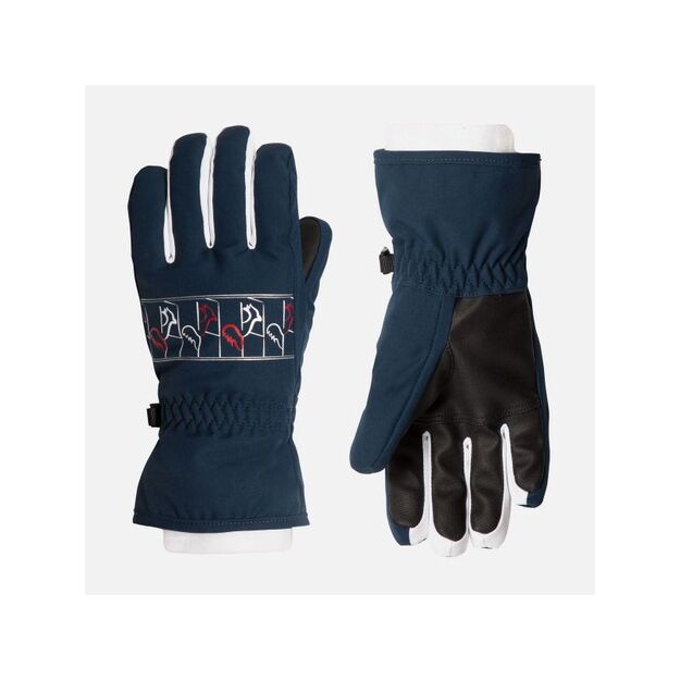 Rossignol Jr Jane Impr G Gloves Navy Blue