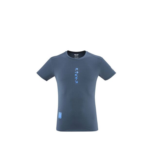 MILLET M Intense Print T-shirt Ts Ss Navy Blue