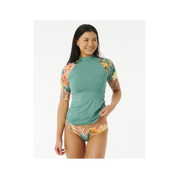 Women\ s Lycra RIP CURL Brazilian Soul Ss Upf Rashvest