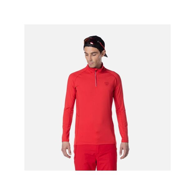 Rossignol Classique 1/2 Zip T-shirt red