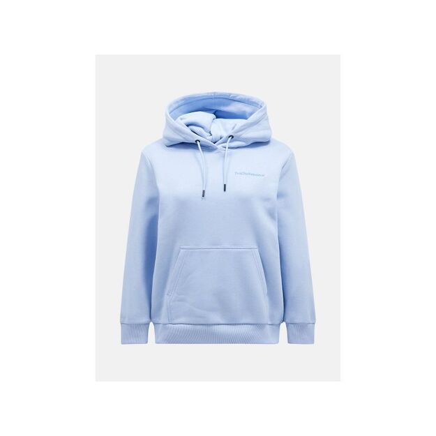 Peak Performance W Original Small Logo Hoo Sweatshirt Blue