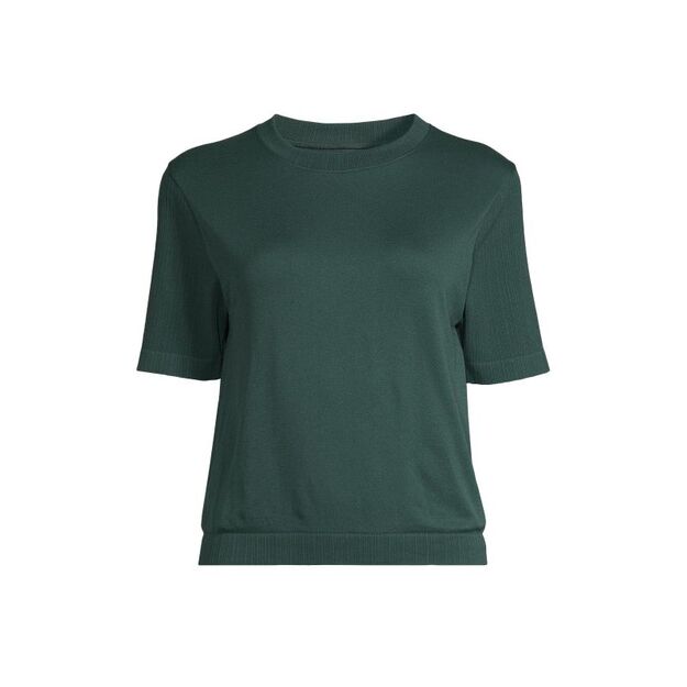 CASALL Seamless Rib Sleeve Tee green