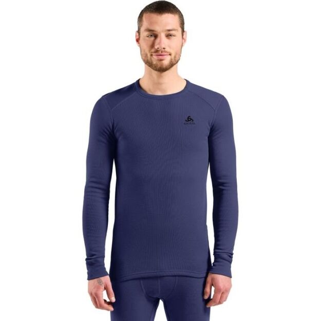 Odlo BL TOP crew neck l/s MERINO 260 long sleeve thermal underwear size M Blue
