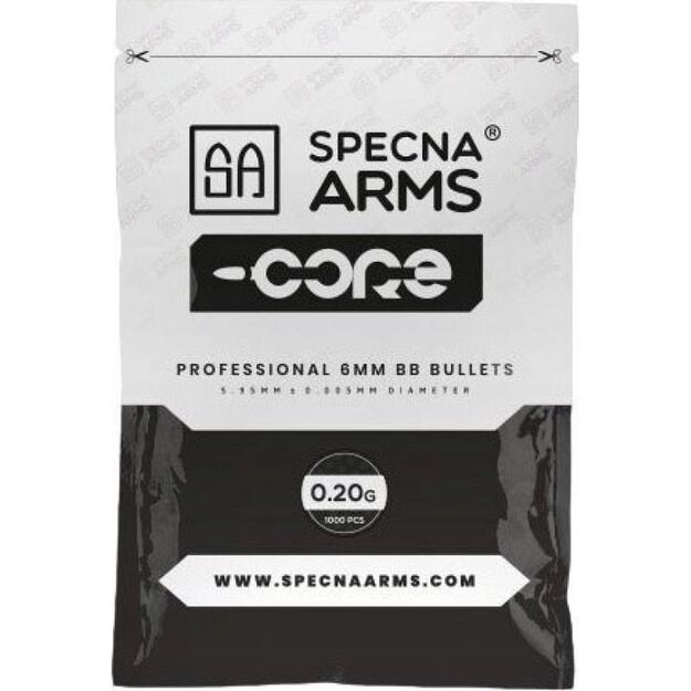 Specna Arms CORE 0.20g ASG BBs - 1000 pcs. (SPE-16-021002)