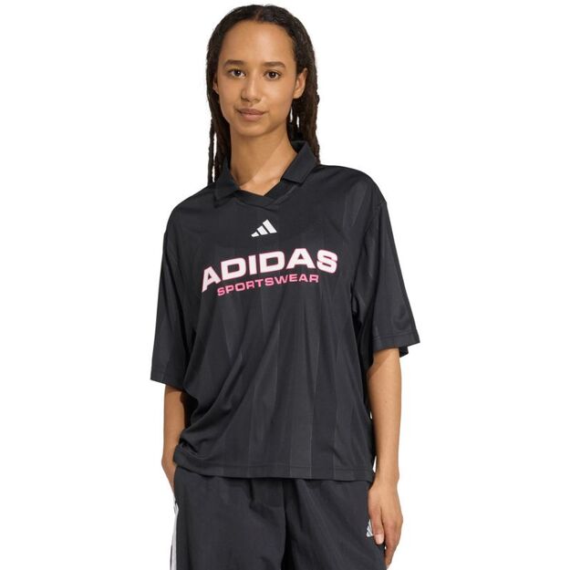 adidas Tiro Q4 Polo Women\ s T-Shirt Black JN2749