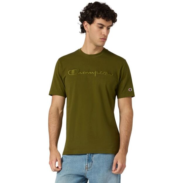 Men\ s Champion SS Tee Olive 220273 GS585