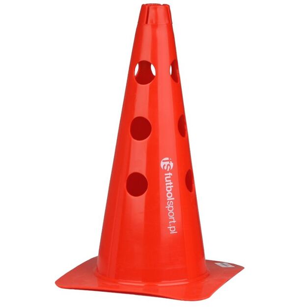 Traffic cone with holes 37.5 cm red 