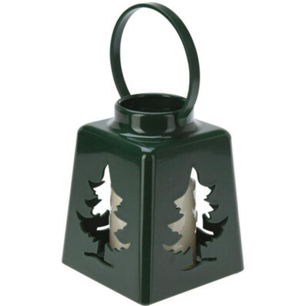 ADVENT LANTERN RORATY LED LANTERN 13CM GREEN