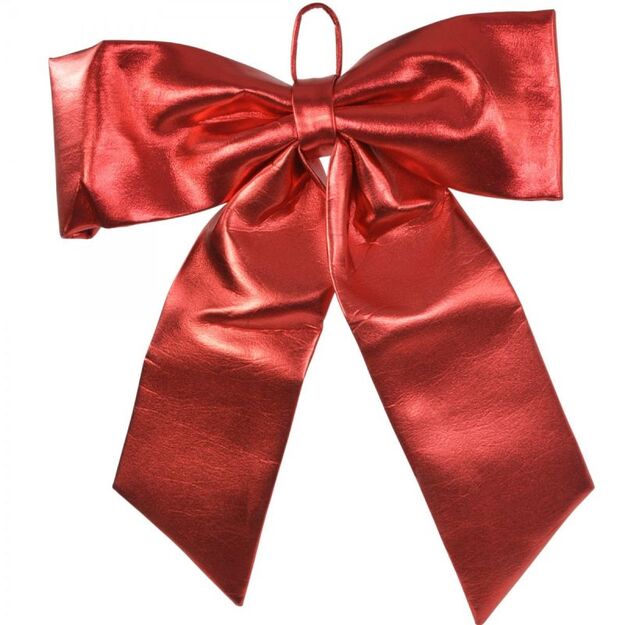 JUMBO DECORATIVE BOW 68x80CM RED