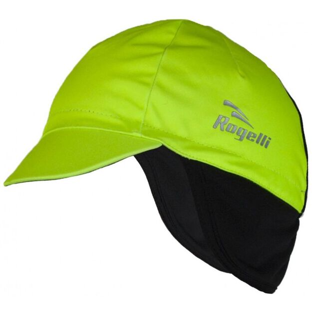 Rogelli PROTTETIVO winter cap with visor, yellow