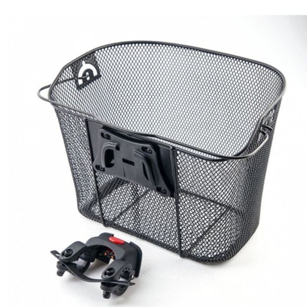 Front click basket black 175009