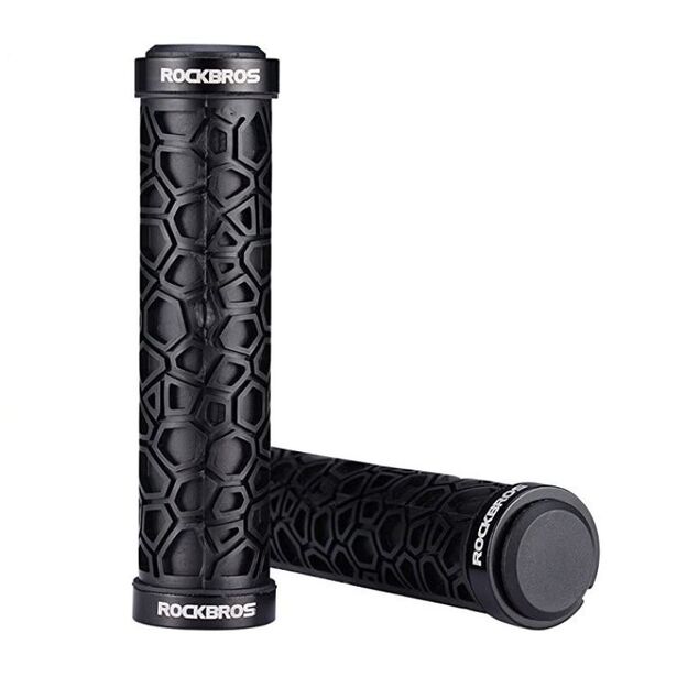 Rockbros bicycle handlebar grips black