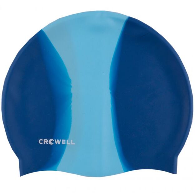 Crowell Multi-Flame-04 Silicone Swimming Cap
