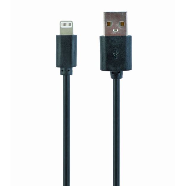 GEMBIRD CC-USB2-AMLM-1M Cable (USB 2.0 M - Lightning M  1m  black)