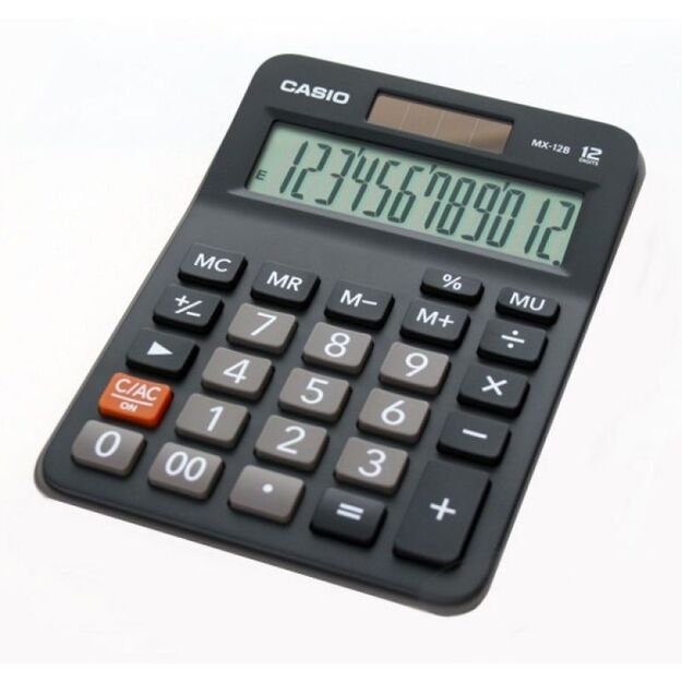 Casio Mx-12B desktop calculator, 12-digit, 106.5x147mm, black