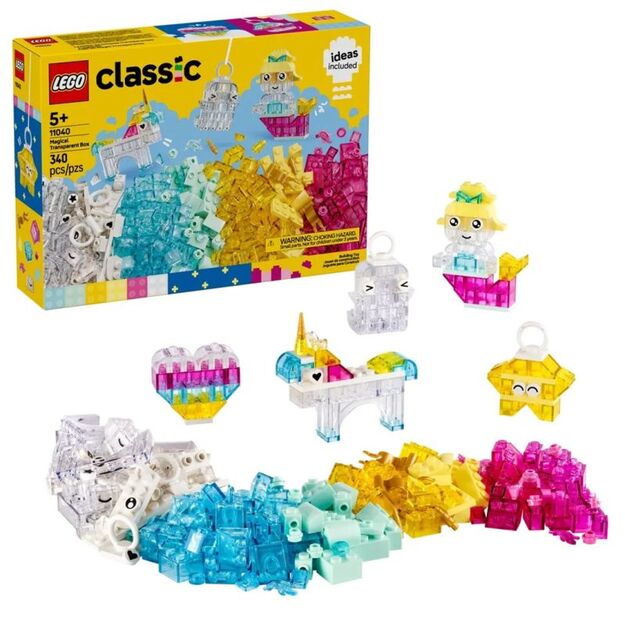LEGO CLASSIC 11040 Magic Set with Transparent Bricks