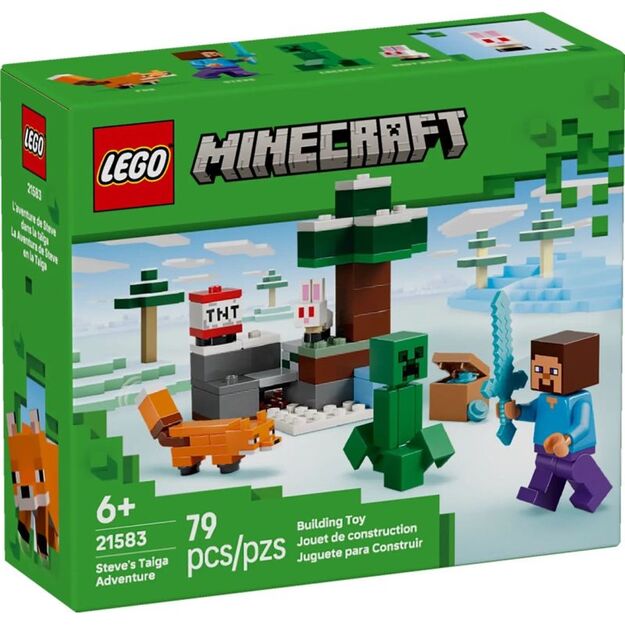LEGO Minecraft 21583 Steve\ s Taiga Adventure