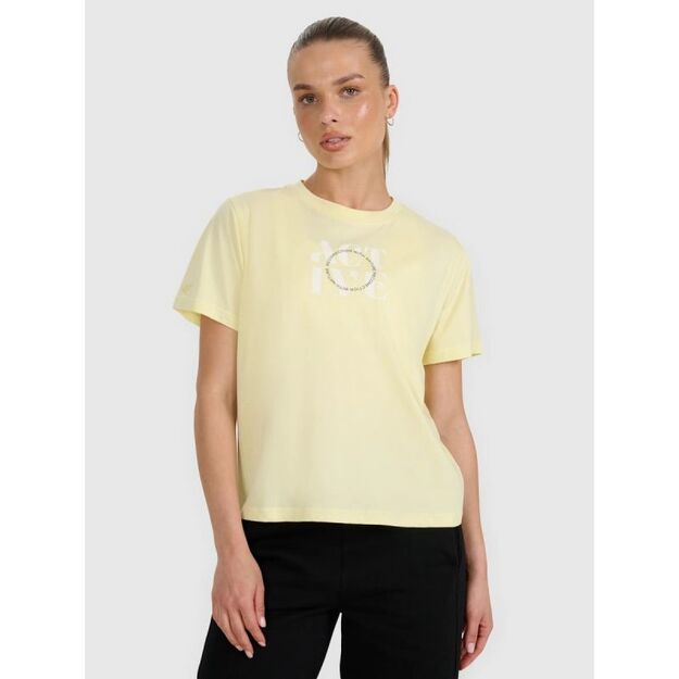 Women\ s printed T-shirt 4F 4FRAW25TTSHF3229-73S