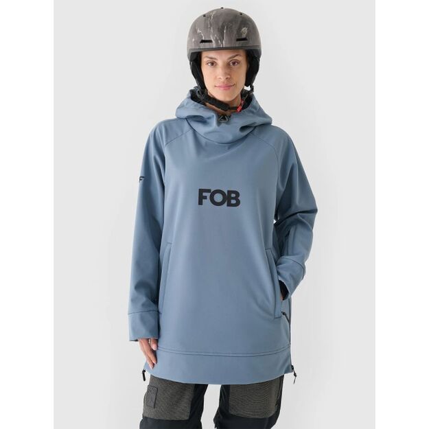 Women\ s softshell snowboard jacket with 5000 membrane 4F 4FWAW24TSOFF289-32S