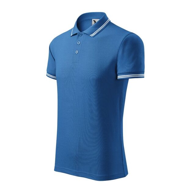 Malfini Urban M MLI-21914 azure polo shirt