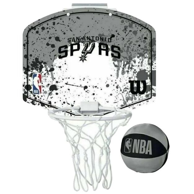 Wilson NBA Team San Antonio Spurs Mini Hoop Basketball Backboard WTBA1302SAN
