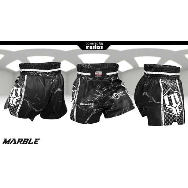MASTERS ST-MARBLE training shorts black