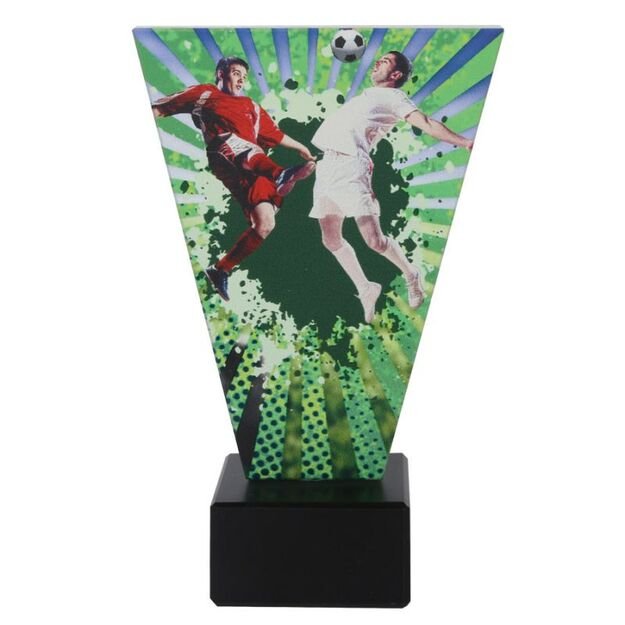 Glass football trophy Triumph