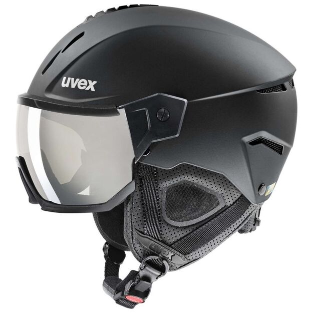 Uvex Instinct visor 20 black men\ s/women\ s snowboard helmet (56/6/260/20)