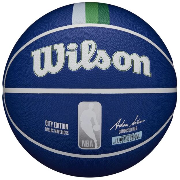 Wilson NBA Team City Collector Dallas Mavericks Ball WZ4016407ID Basketball