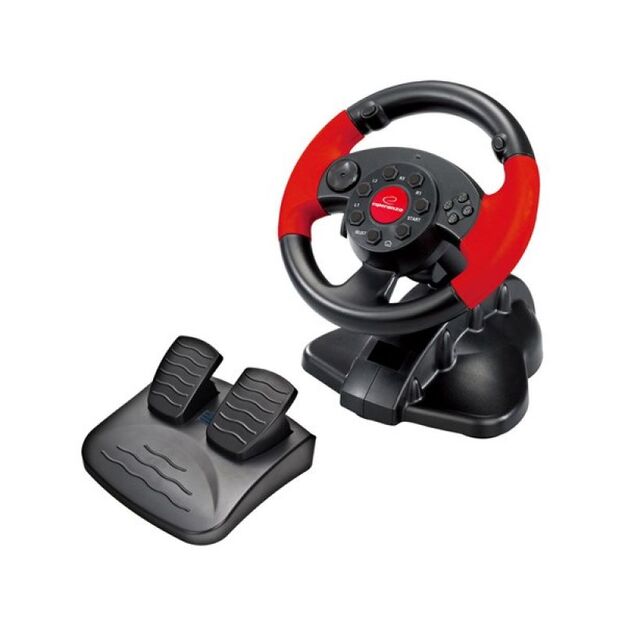 Esperanza High Octane EG103 Vibration Steering Wheel (PC, PS2, PS3  black)