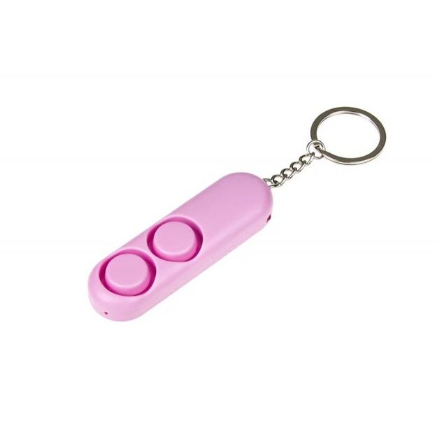 GUARD Piranha personal alarm pink, 2 sirens - 130dB (YC-001-PI)
