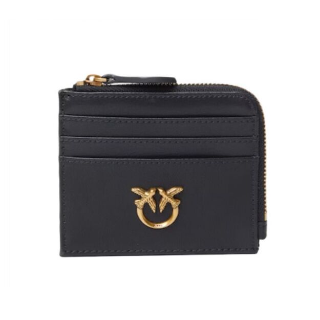 Pinko Holder Nappa Chevron Credit Card Case 100879A0GK