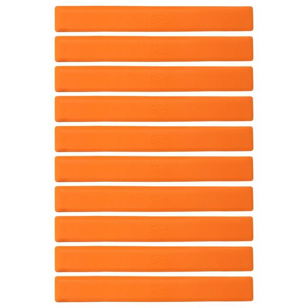 Flat field markers - stripes 51x6cm 10 pcs bright orange SMJ sport ZPP-O