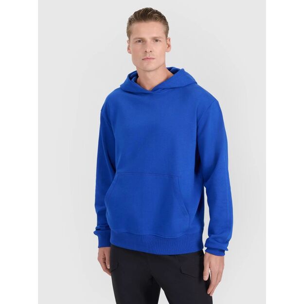 Men\ s sweatshirt with hood, open, 4F 4FWSS25TSWSM1749-36S