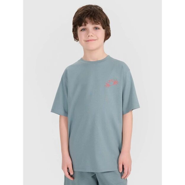 Boy\ s oversize T-shirt with print 4F 4FJWSS25TTSHM1914-46S