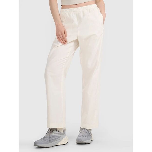 Women\ s casual trousers 4F 4FRSS25TTROF1448-11S