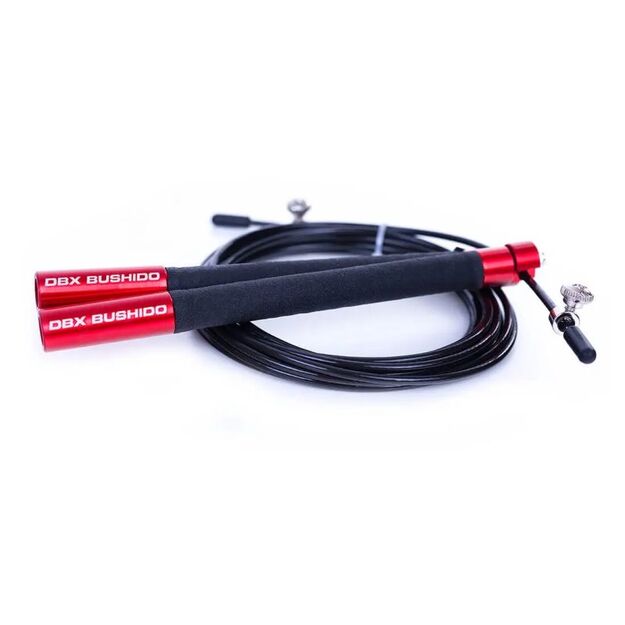 Aluminum skipping rope with bearings, 3 meters | red | SK54