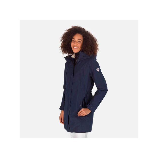 ROSSIGNOL W Parka Coat Navy Blue