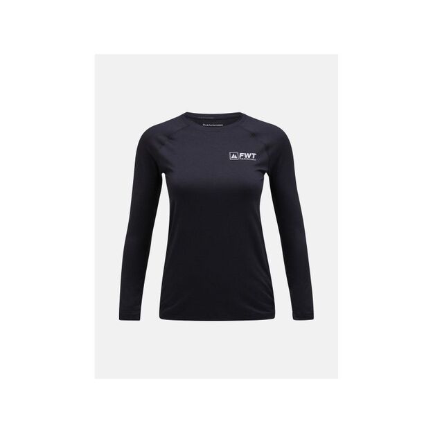Peak Performance W FWT Spirit Crew Sweatshirt Black