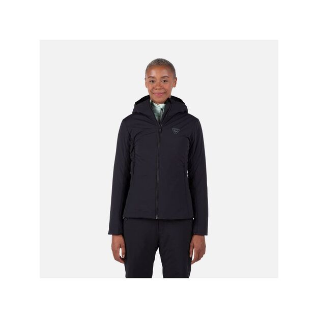 Rossignol W Opside Hoodie In Heavy Insulation Jacket Black