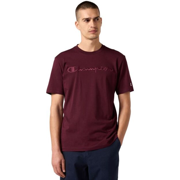 Men\ s Champion SS Tee Burgundy 220273 RS522
