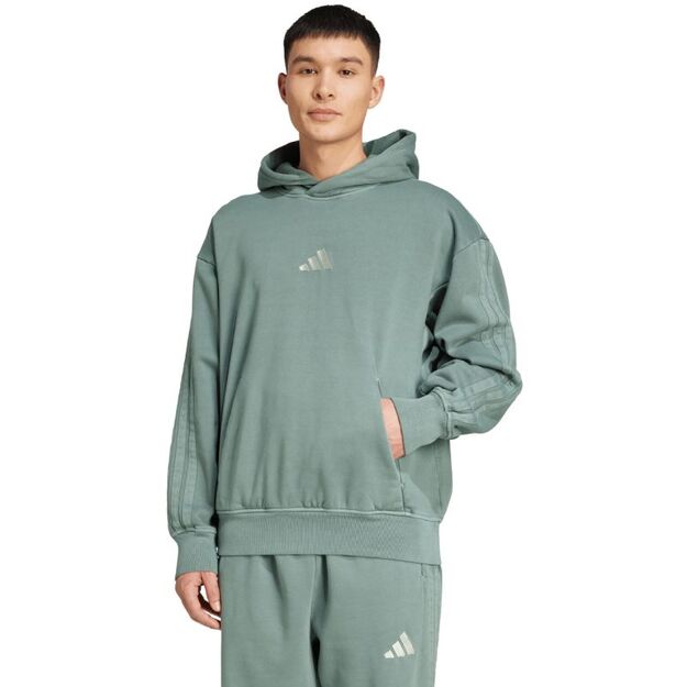 Men\ s adidas sweatshirt A SZN W FL HD green JL6538