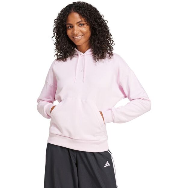 Women\ s adidas Essentials Small Logo Feel Cozy Hoodie Pink JN1856