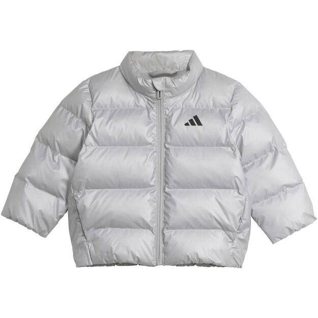 Adidas Synthetic Down Glam Silver Kids Jacket JM8870