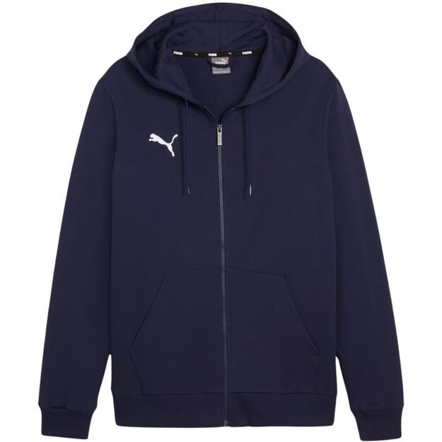 Puma teamGoal Casuals Hooded Kids\  Sweatshirt Navy Blue 658596 06