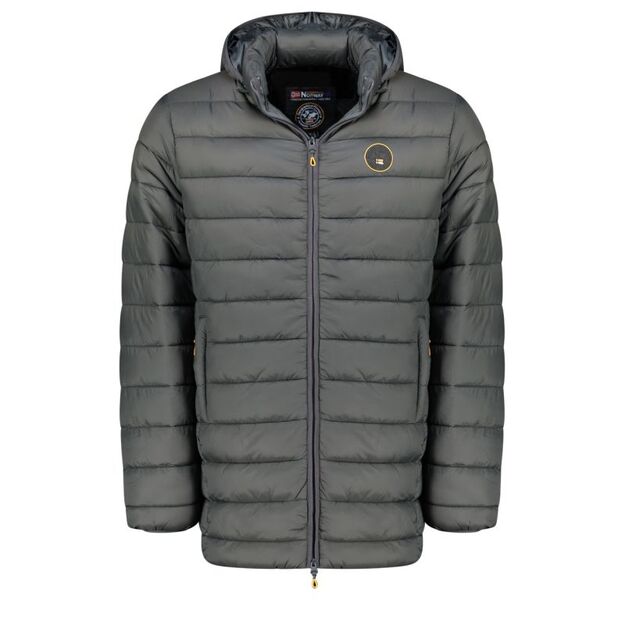 Geographical Norway men\ s jacket AMIGOMAP LONG HOOD DB DGREY MEN 233 DARK GRAY (WZ5086H/GN-GRIS FONC&Eacute;)