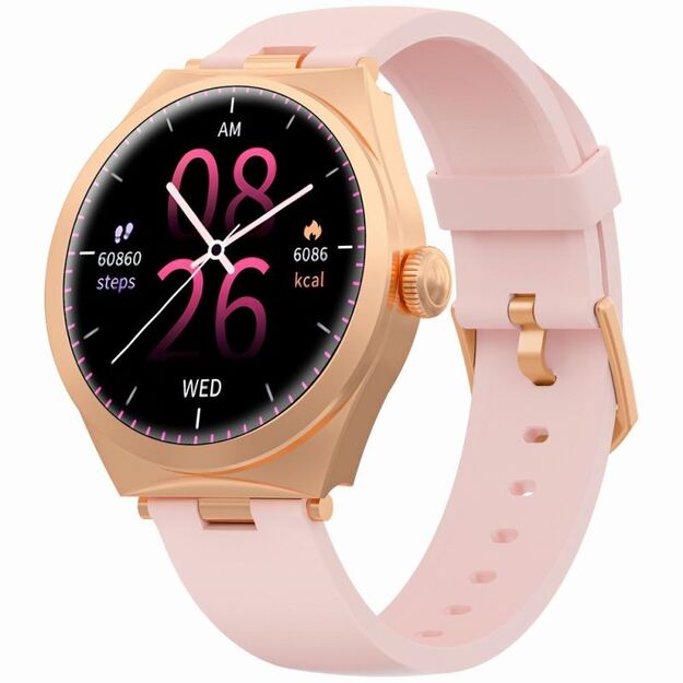 Smartwatch Gravity Rose Gold Pink GT25-2