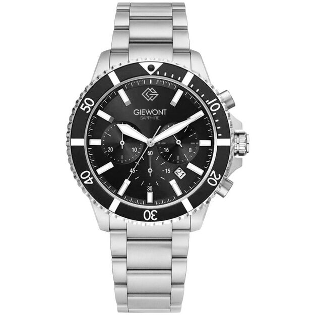 Giewont Chronograph Sapphire Silver Men\ s Watch GW3970-B2