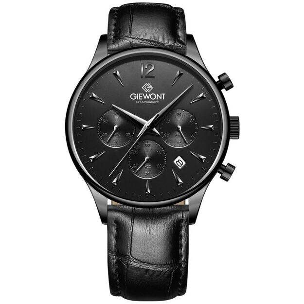 Giewont Chronograph Sapphire Black Men\ s Watch GW6310-A1