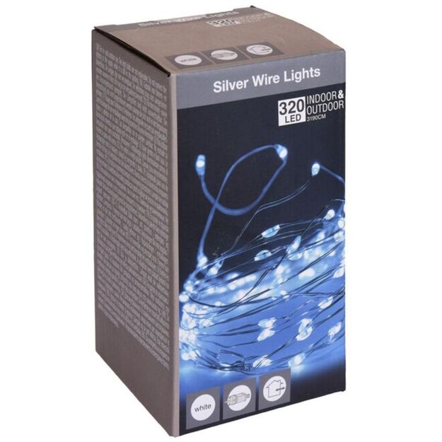 WIRE LAMPS GARLAND 320 LED COOL WHITE